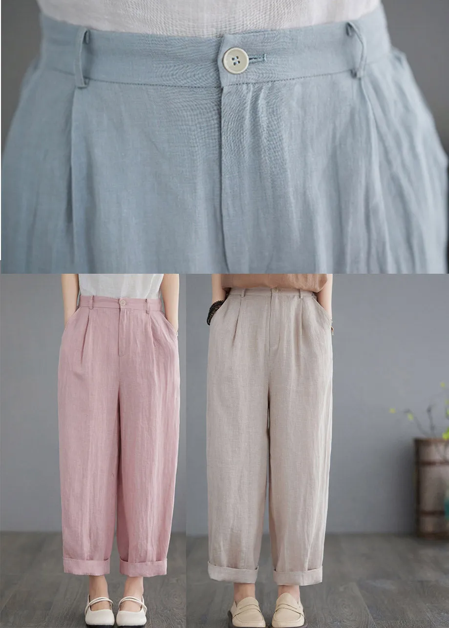 Apricot High Waist Solid Lantern Pants LY2953