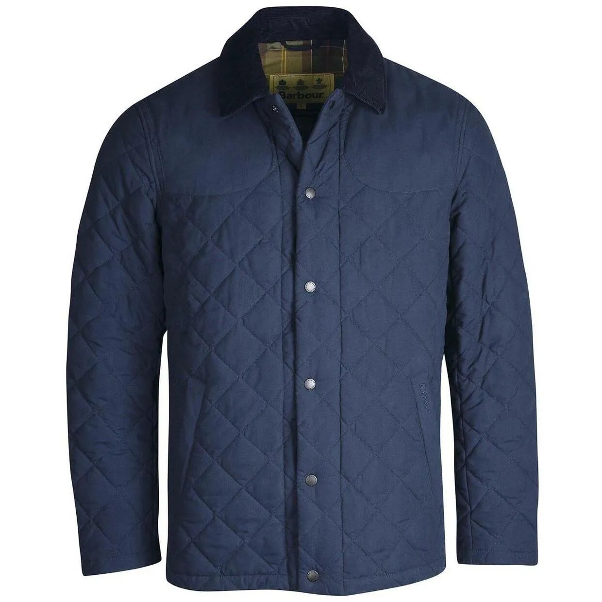 Barbour Helmsley Mens quilted jacket in Navy MQU1368NY71