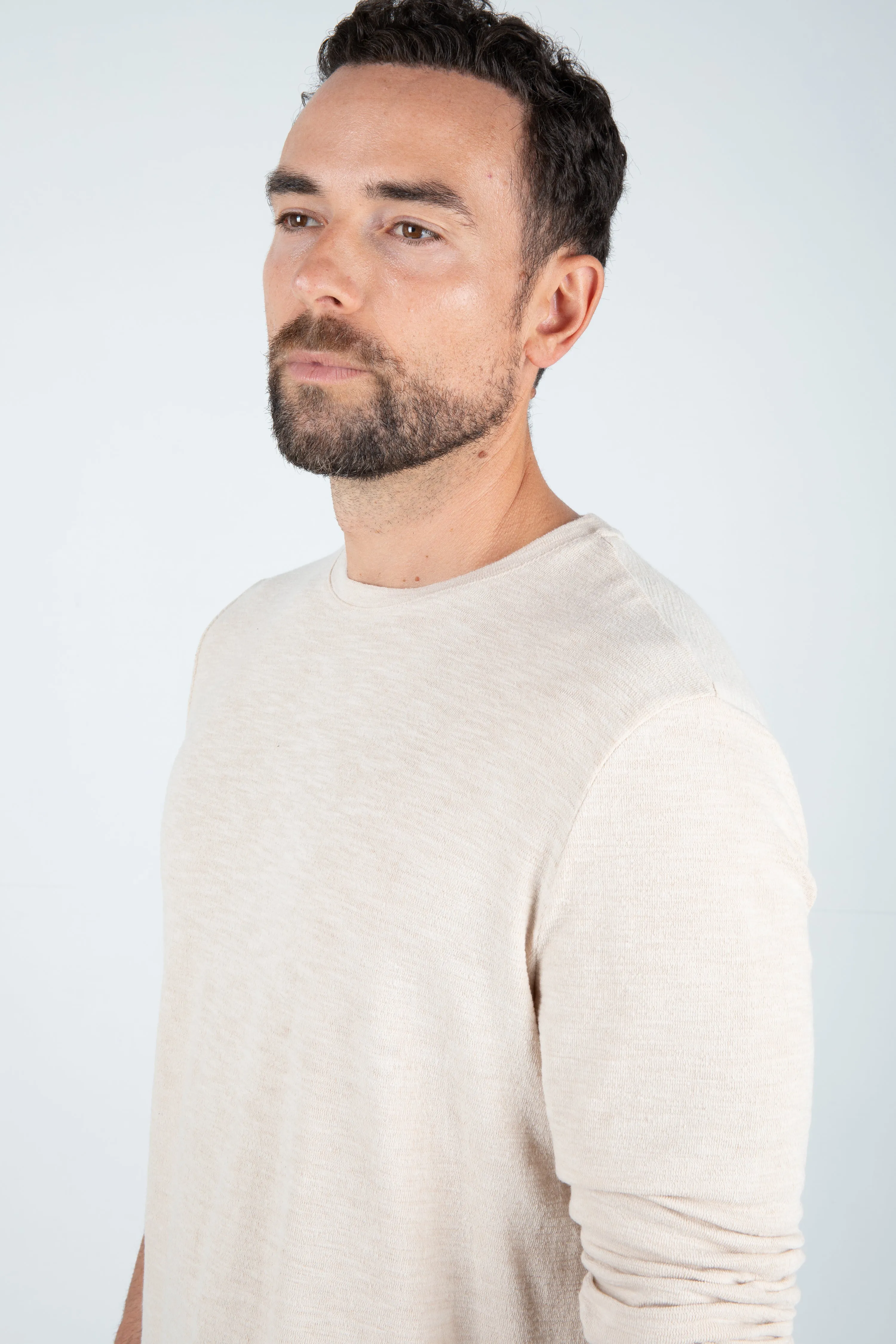 BODHI CREW SWEATER - SAND