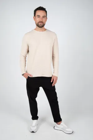 BODHI CREW SWEATER - SAND