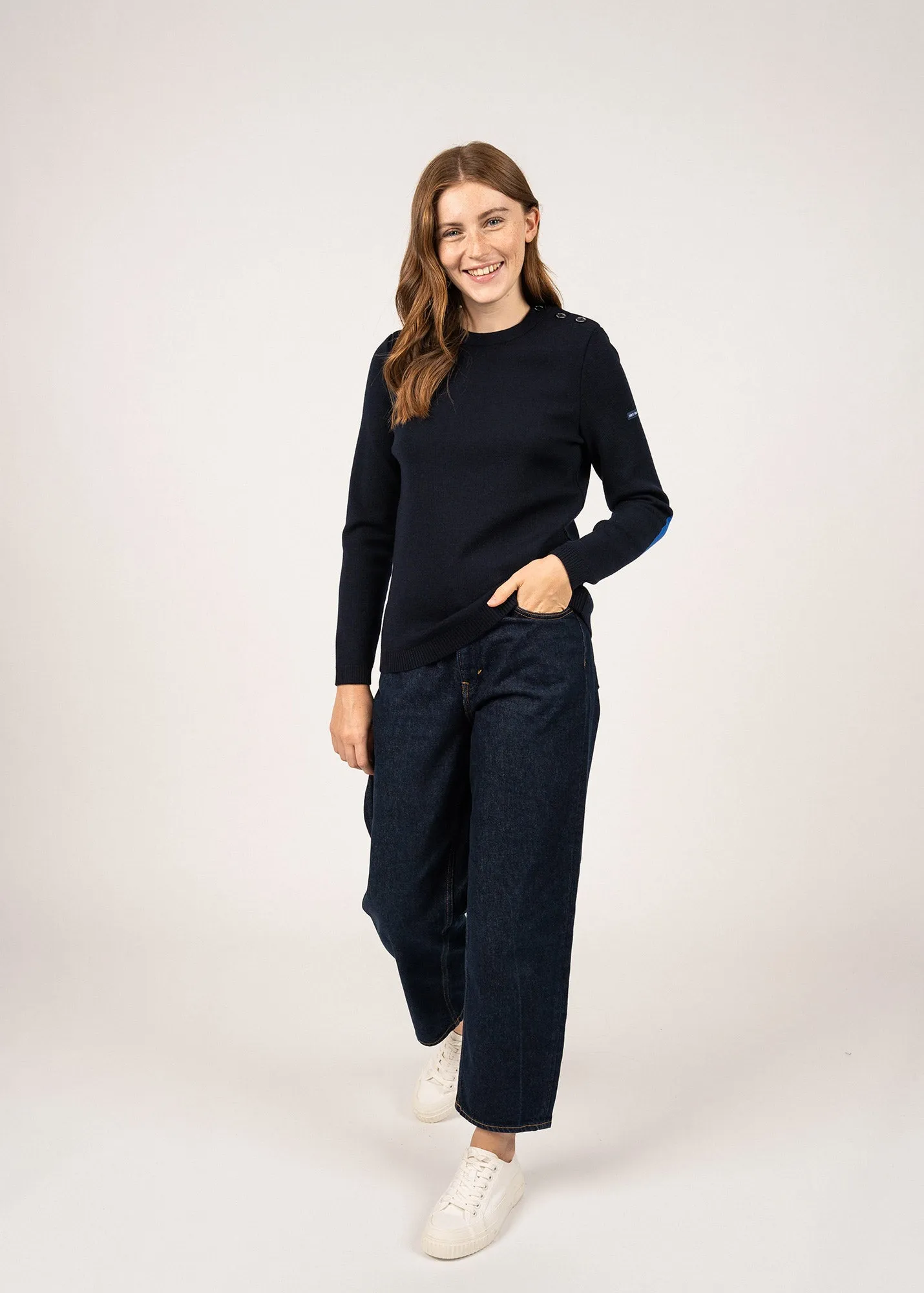 Brégançon Elysée jumper - SAINT JAMES x Elysée (NAVY)