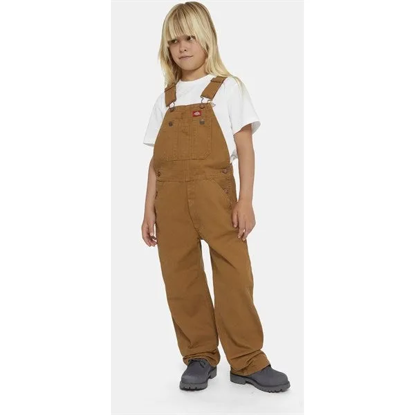 Dickies Duck Canvas Bib Overall Brown Duck