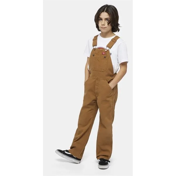 Dickies Duck Canvas Bib Overall Brown Duck