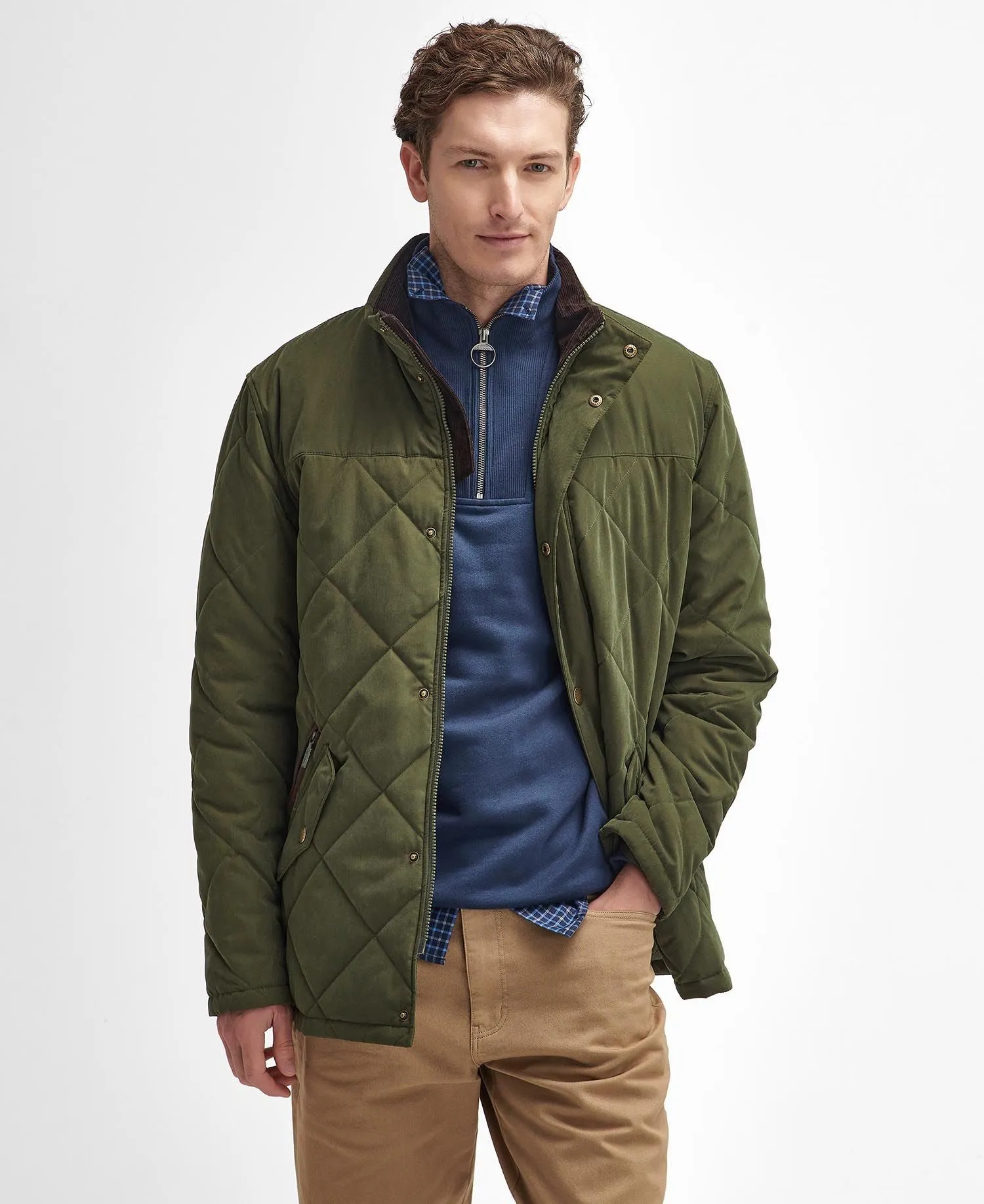 Elter Quilted Jacket - Olive