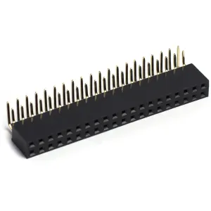 Female 40-pin 2x20 right-angle HAT header