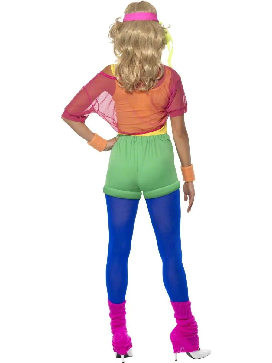 Fitness Let's Get Physical Aerobics Instructor Costume