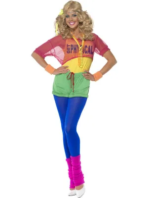 Fitness Let's Get Physical Aerobics Instructor Costume