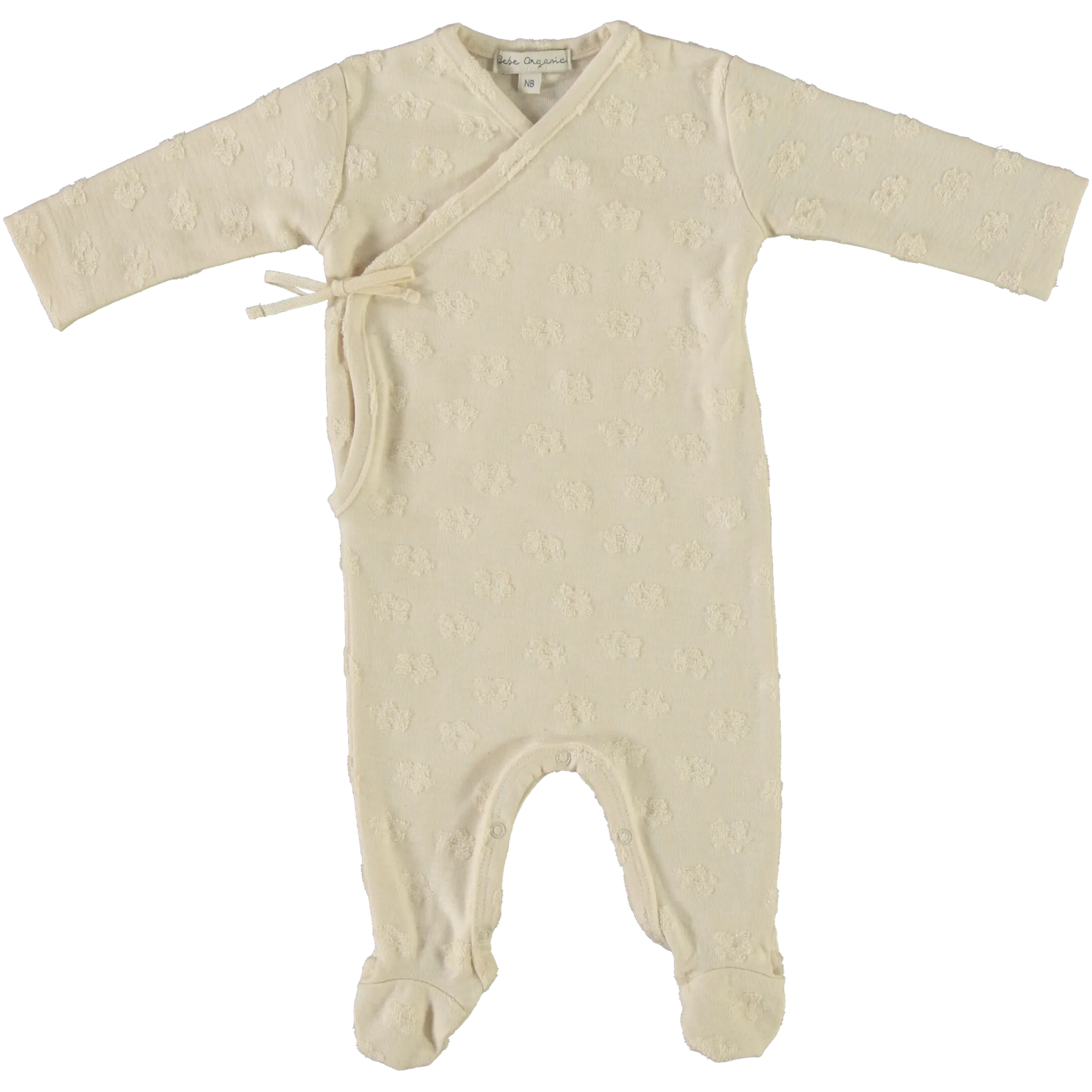 Fleury Wrap Overall/Bonnet SET-Natural