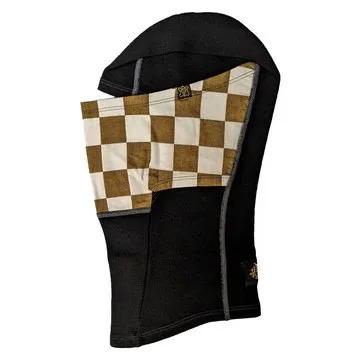 Goldtop Merino Wool Balaclava - Gold & White