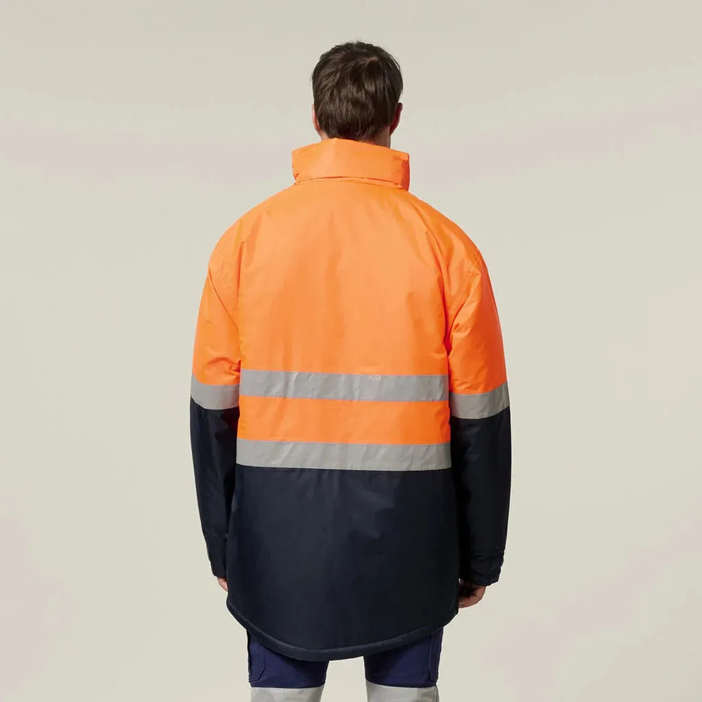 Hard Yakka Core Hi-Vis 2 Tone Taped Quilted Waterproof Jacket (Y06685)