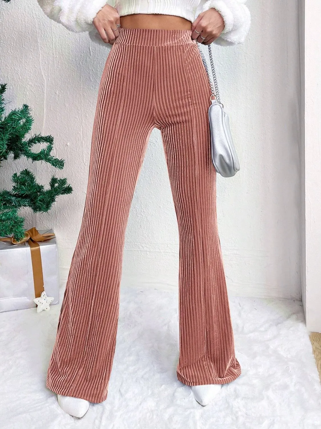 High Waist Flare Pants