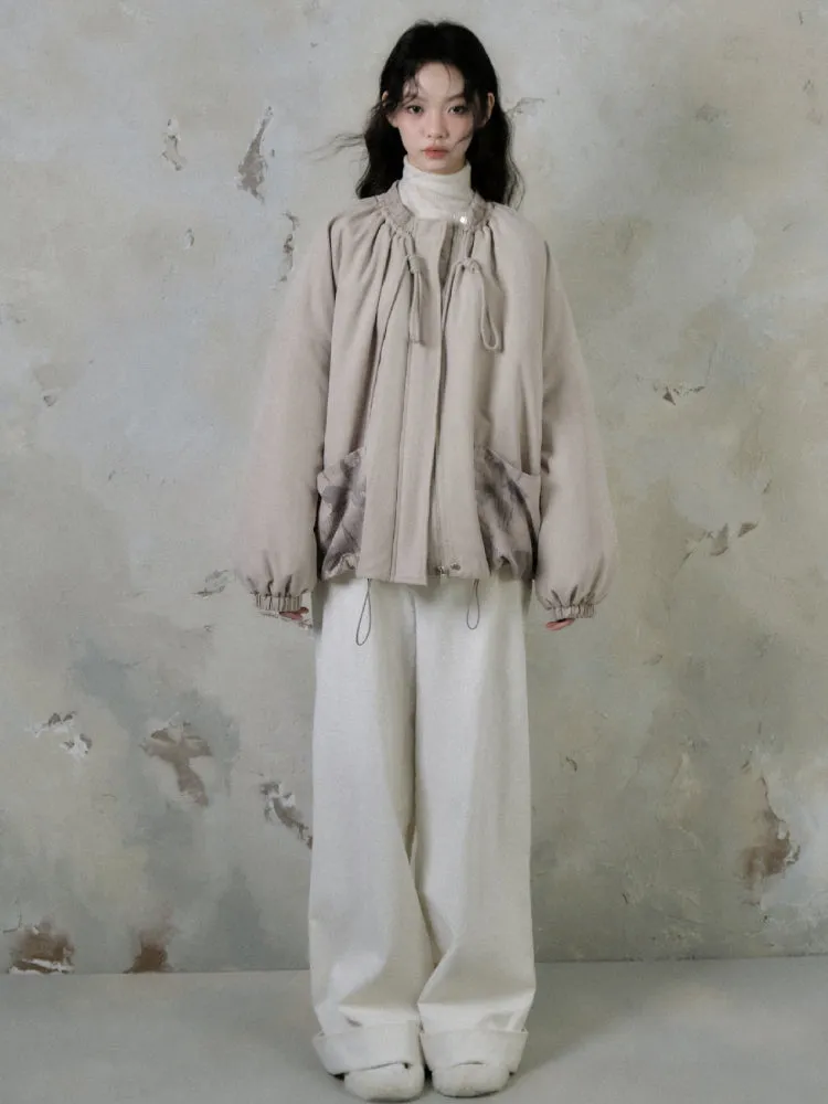 High waist straight wide leg pants【s0000005552】