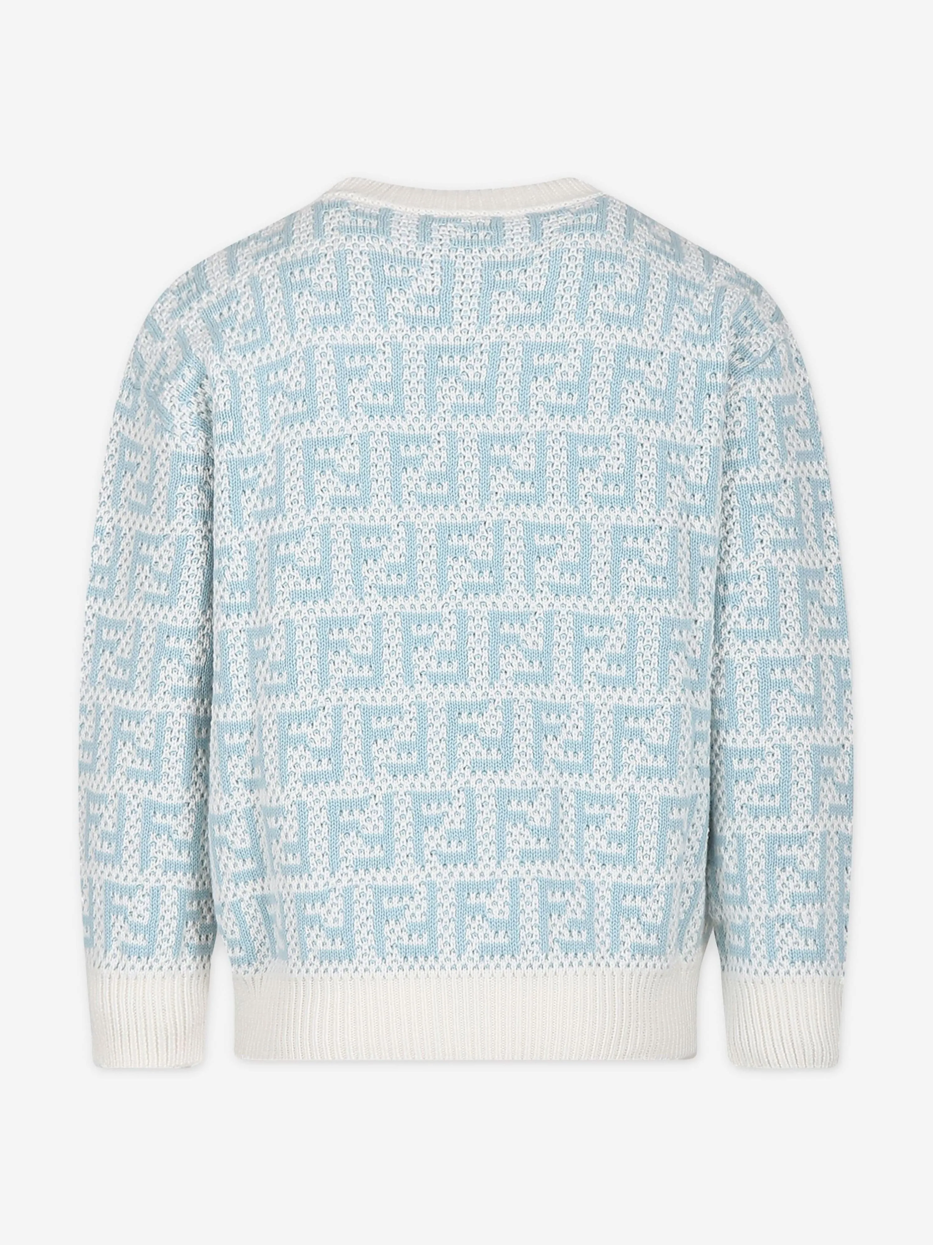 Kids FF Logo Jumper In Blue