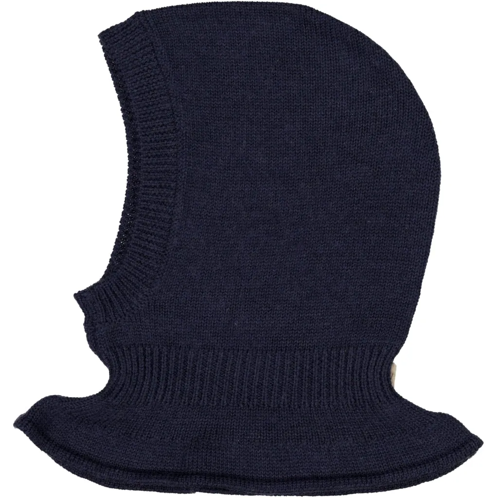 Knitted Balaclava Ello - navy