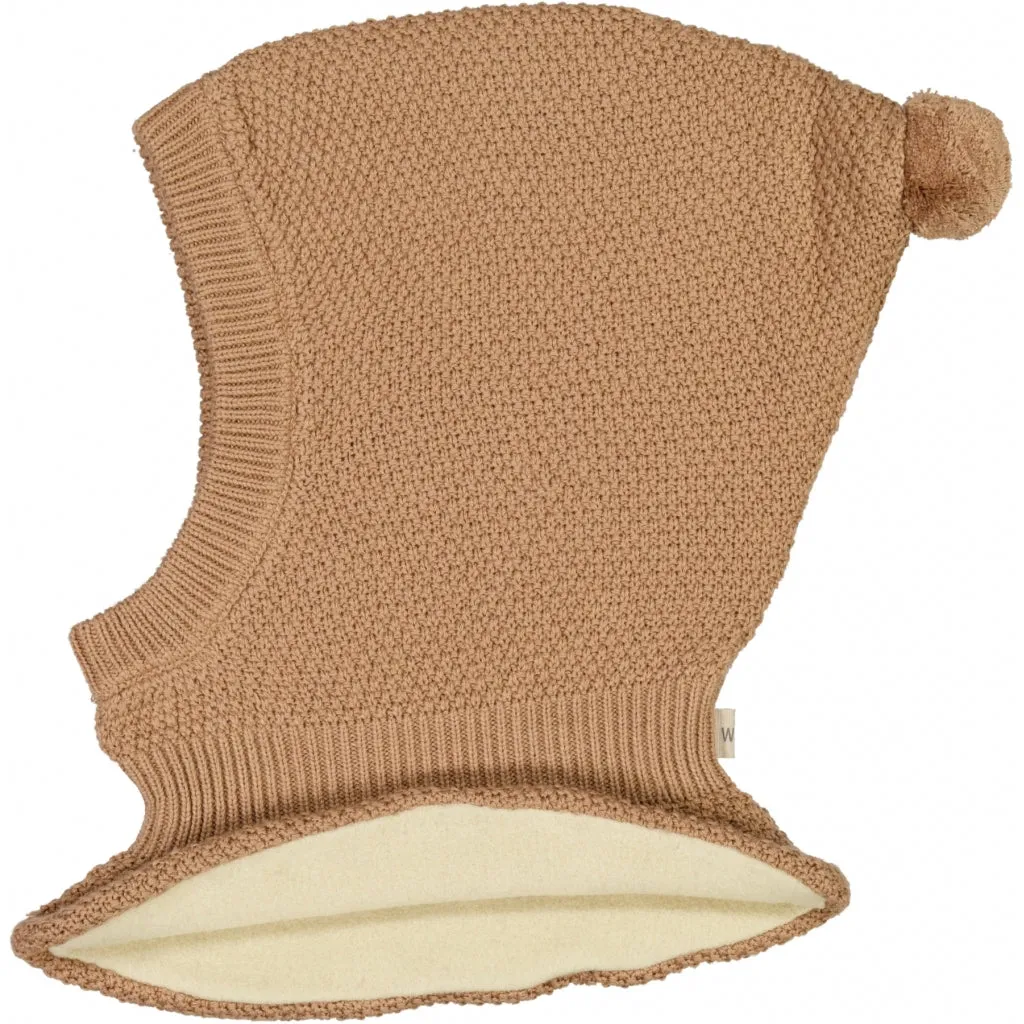 Knitted Balaclava Pomi - affogato