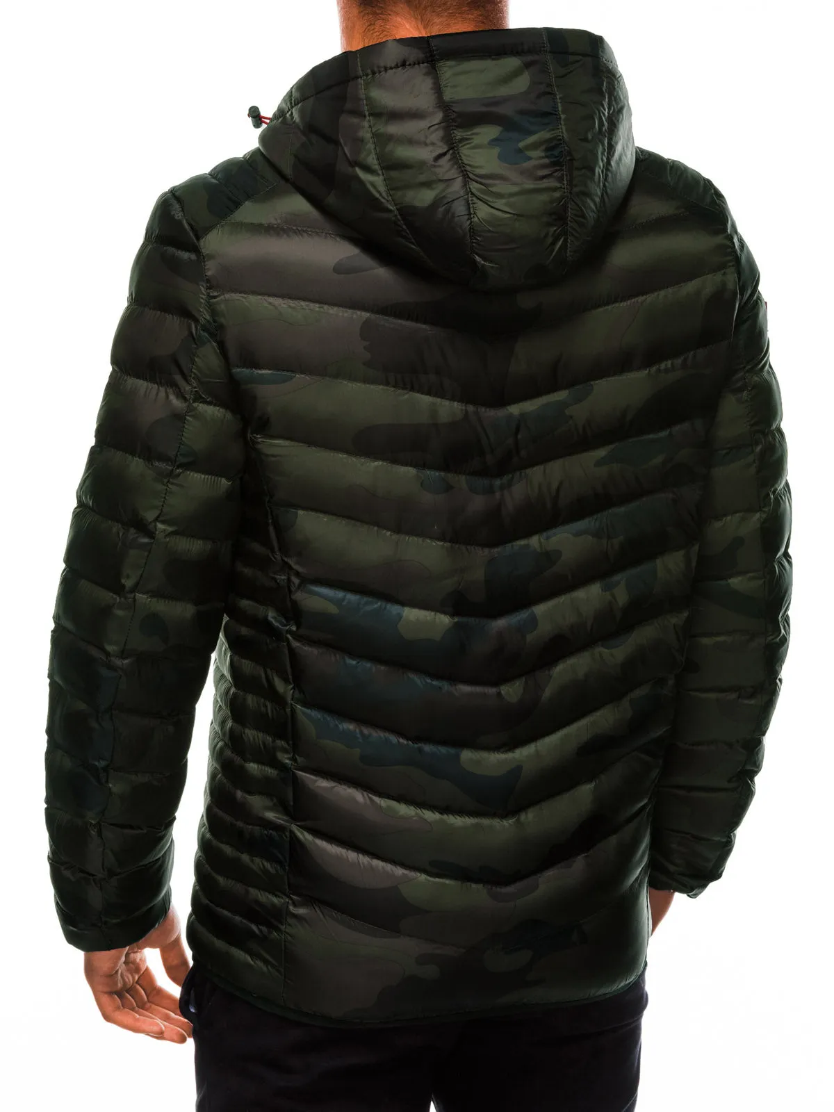 Men's quilted transition jacket Will camouflage