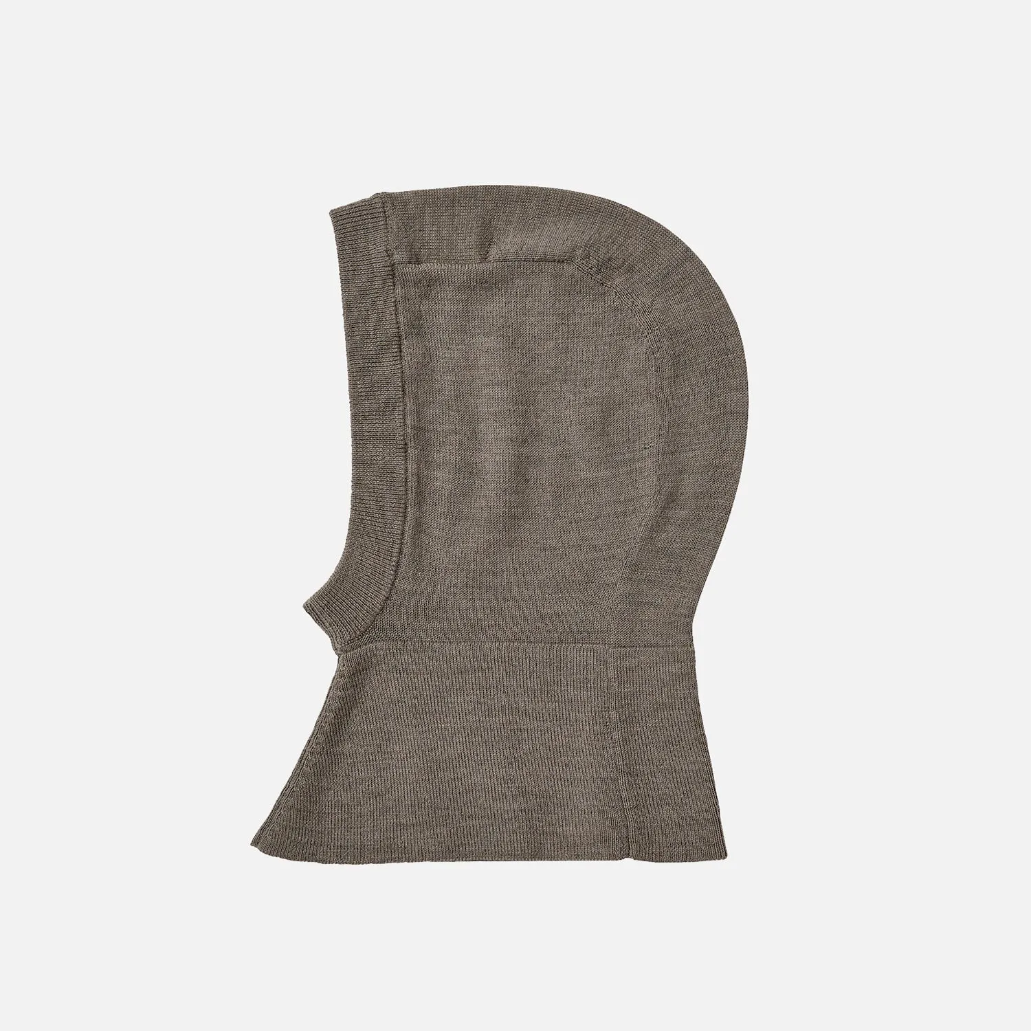 Merino Wool Extra Fine Knit Balaclava - Hazel Melange