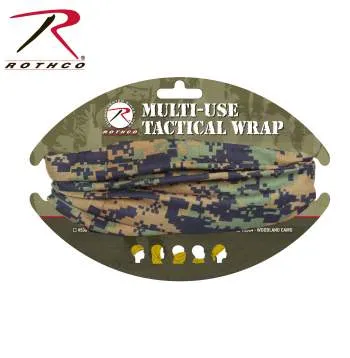 Multi-Use Neck Gaiter and Face Covering Tactical Wrap