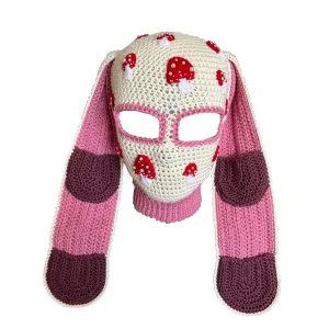 Mushroom Bunny Balaclava