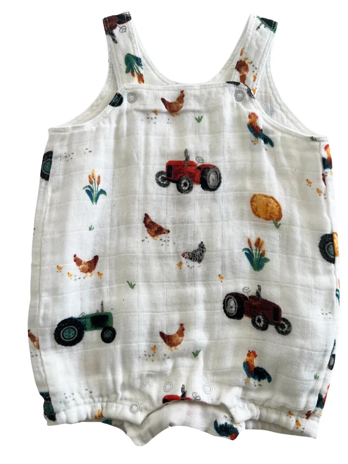 Muslin Overall Shortie, Tractors