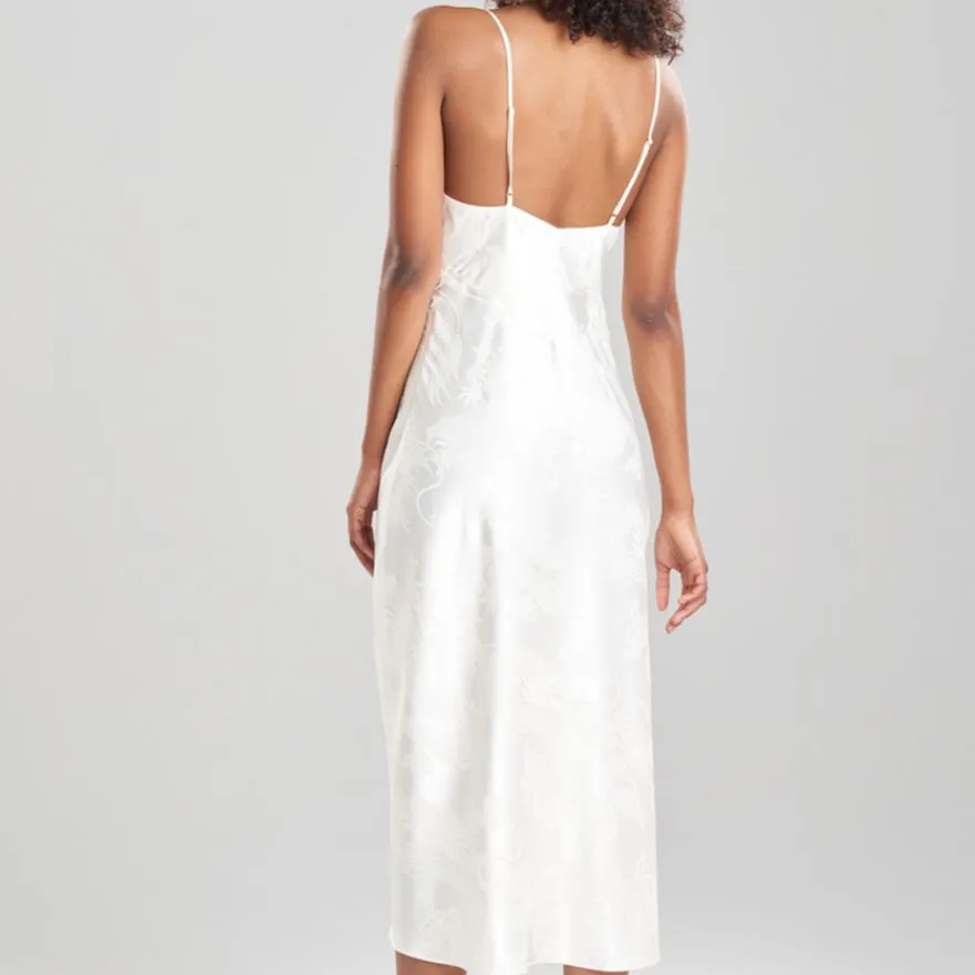 Natori RYU Jacquard Gown in Ivory Q73066