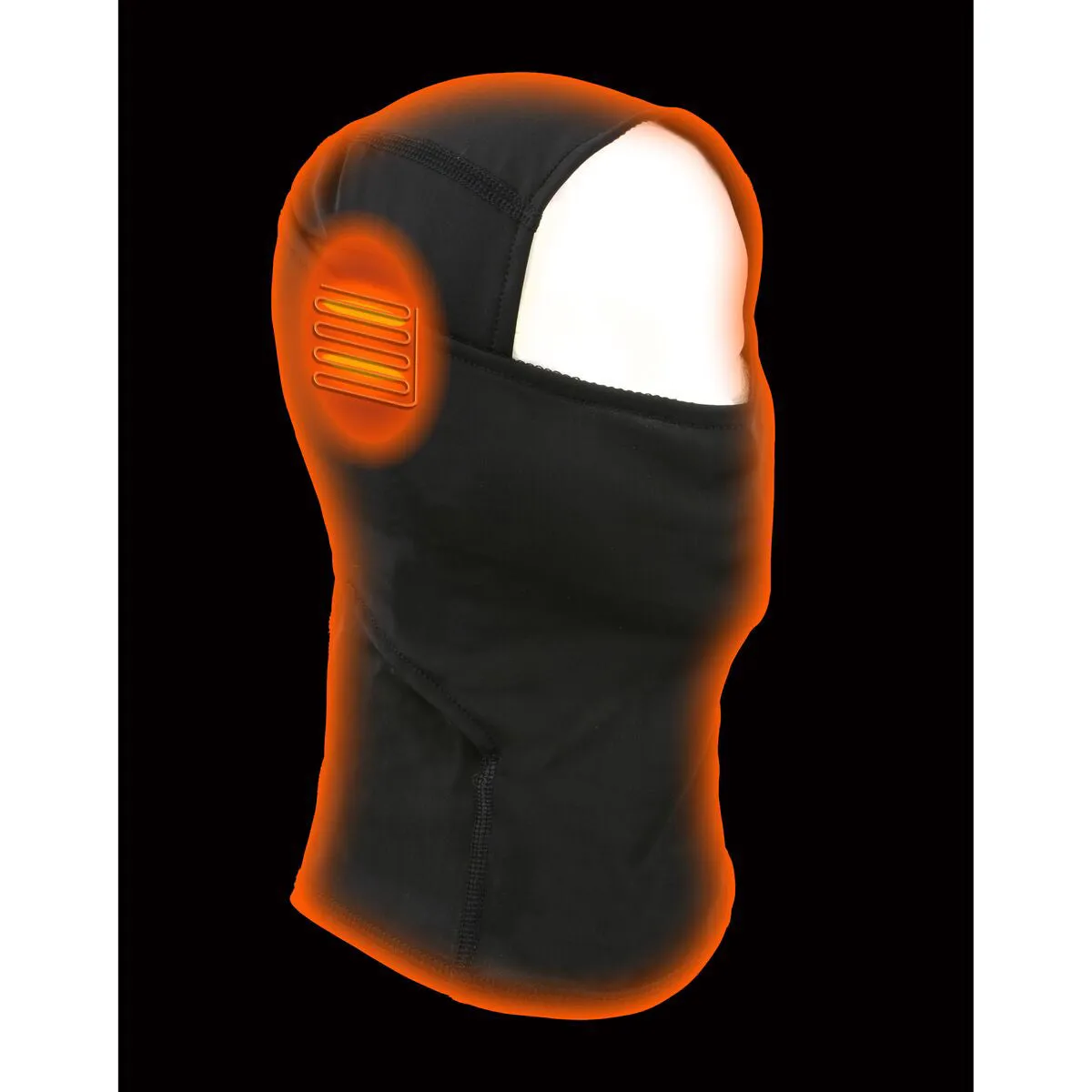 NexGen Heat MP7922FMSET Heated Breathable Balaclava for Skiing, Motorcycle – Heated Winter Face Mask w/ Battery Pack