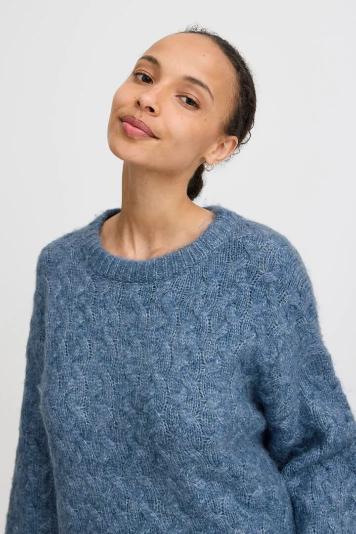 Omhu Jumper - Blue Horizon Melange