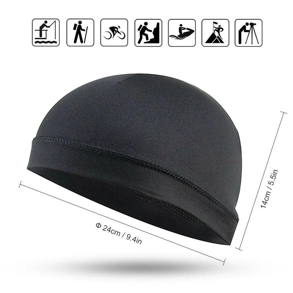 Outdoor Sports Men Cycling Cap Bicycle Bike Helmet Liner Running Skiing Motorcycle Beanie Cap Balaclava Headwear