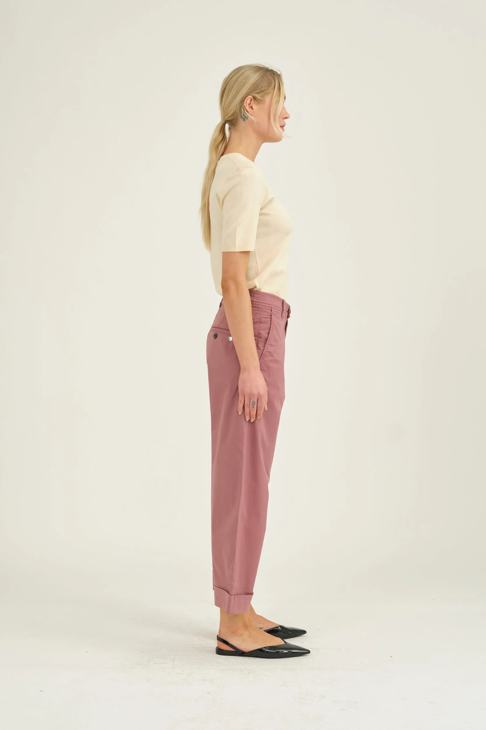 PD-Birkin Weekend Cropped Pant - Dark Orchid