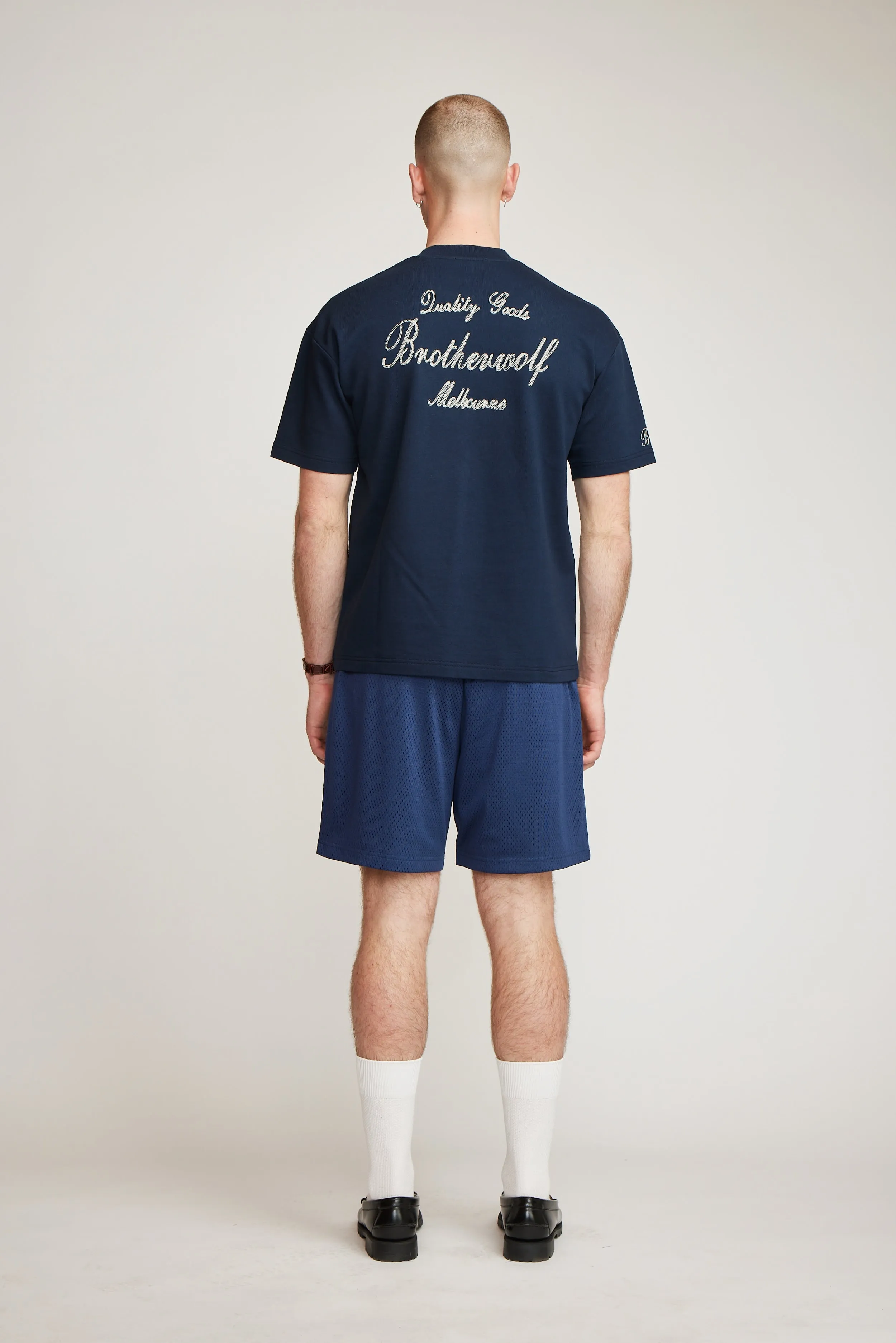 Quality Goods Tee - Navy