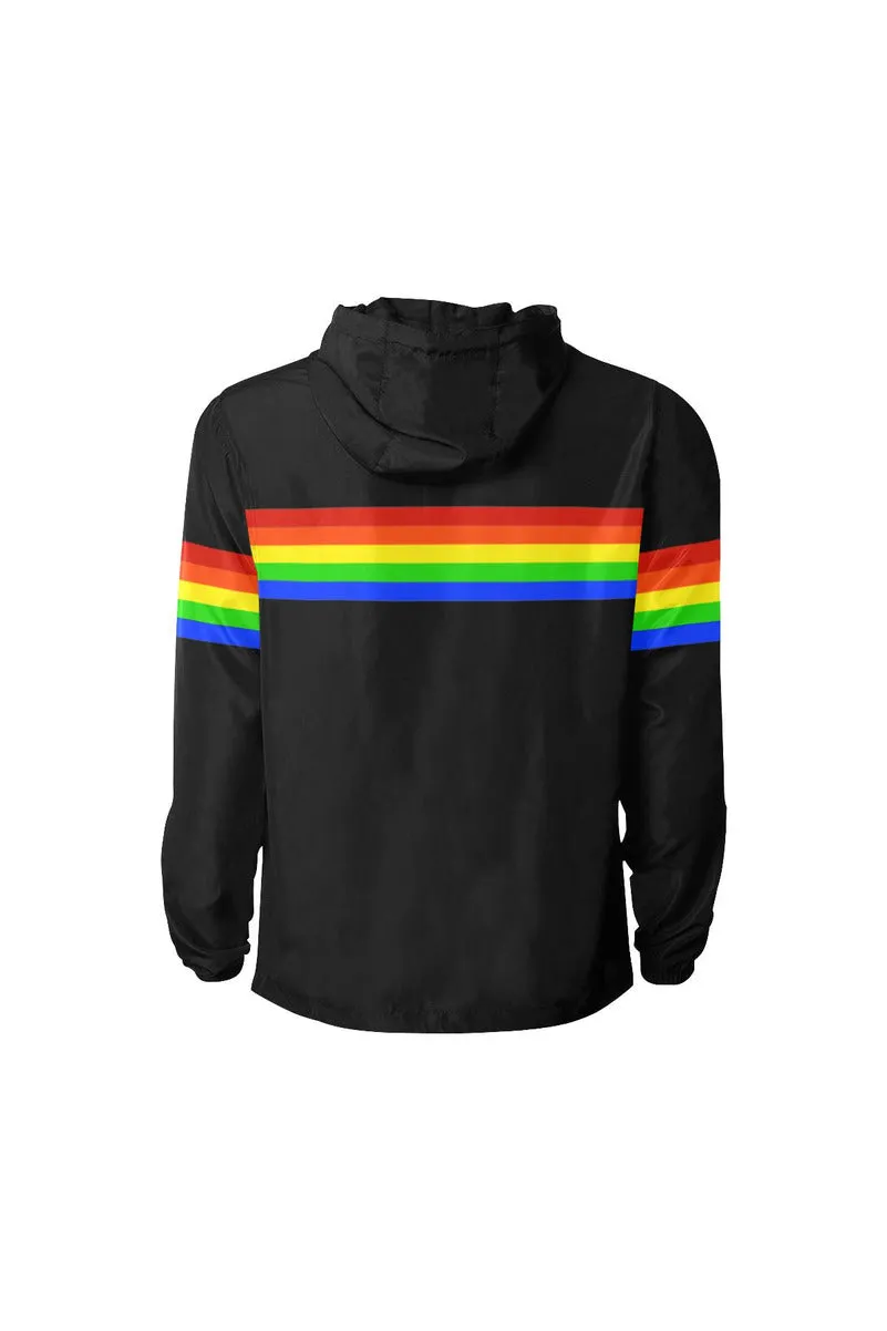 Rainbow - Sleeve All Over Print Quilted Windbreaker for Men (Model H35)