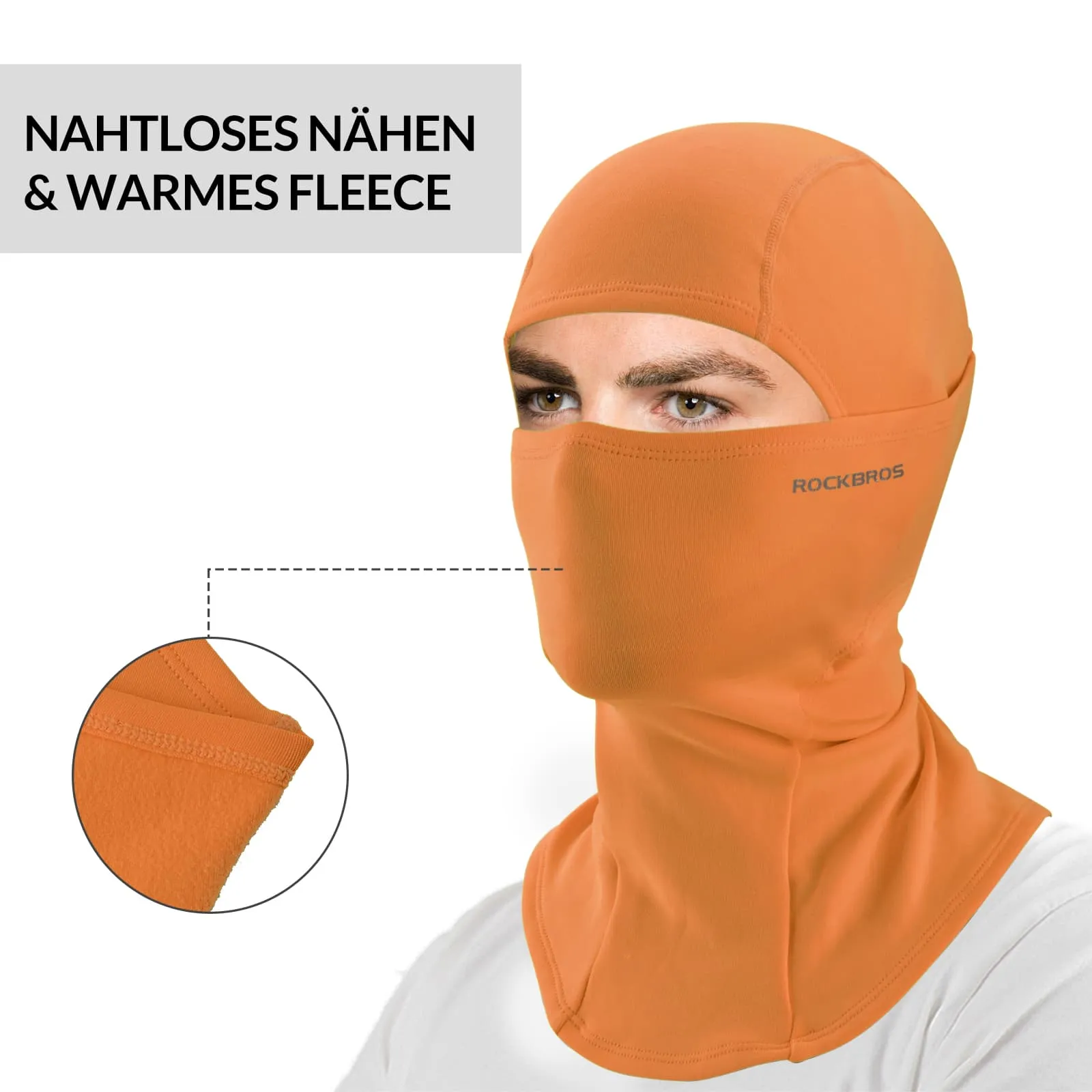 ROCKBROS Sturmhaube Herbst Winter Balaclava für Outdoorsports Unisex