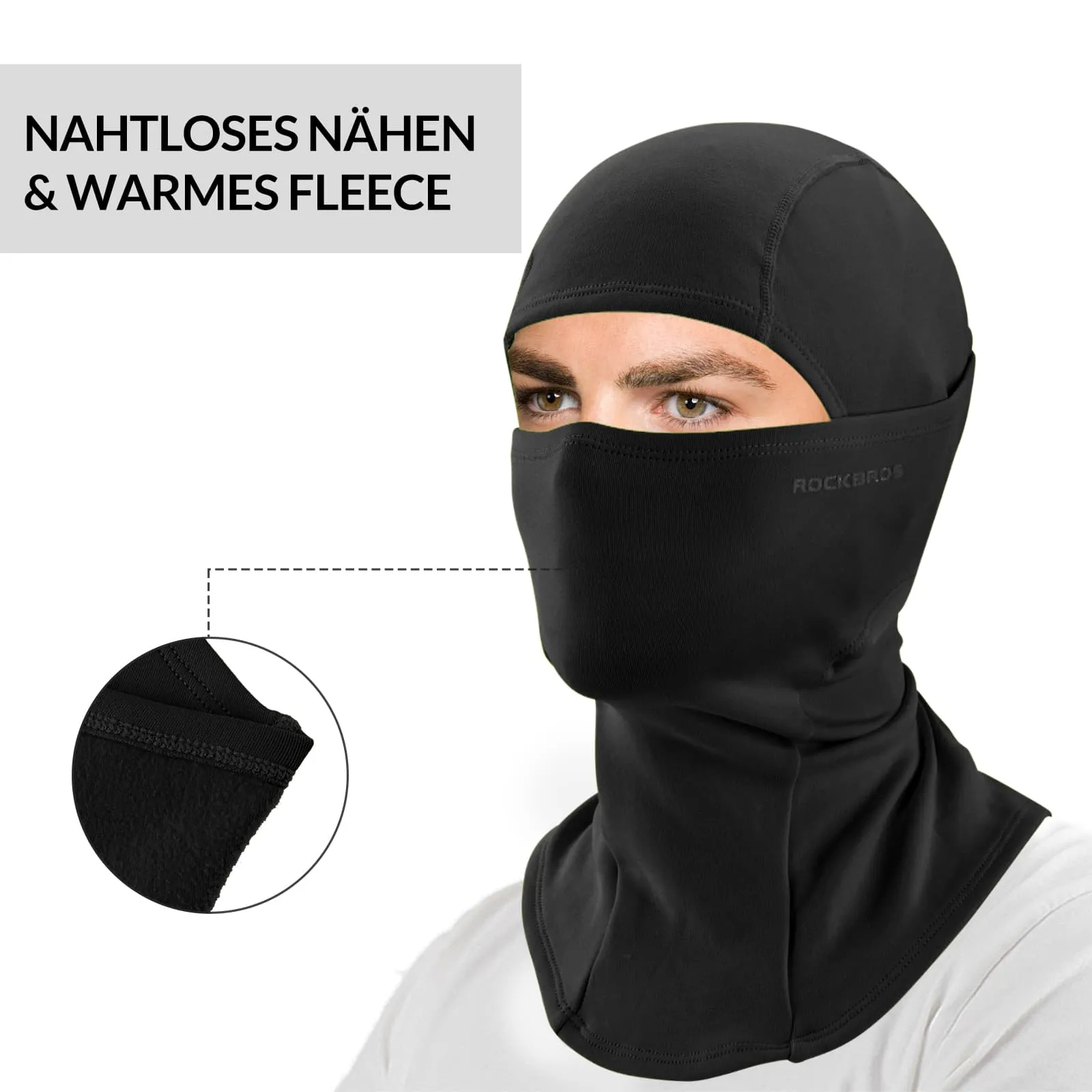 ROCKBROS Sturmhaube Herbst Winter Balaclava für Outdoorsports Unisex