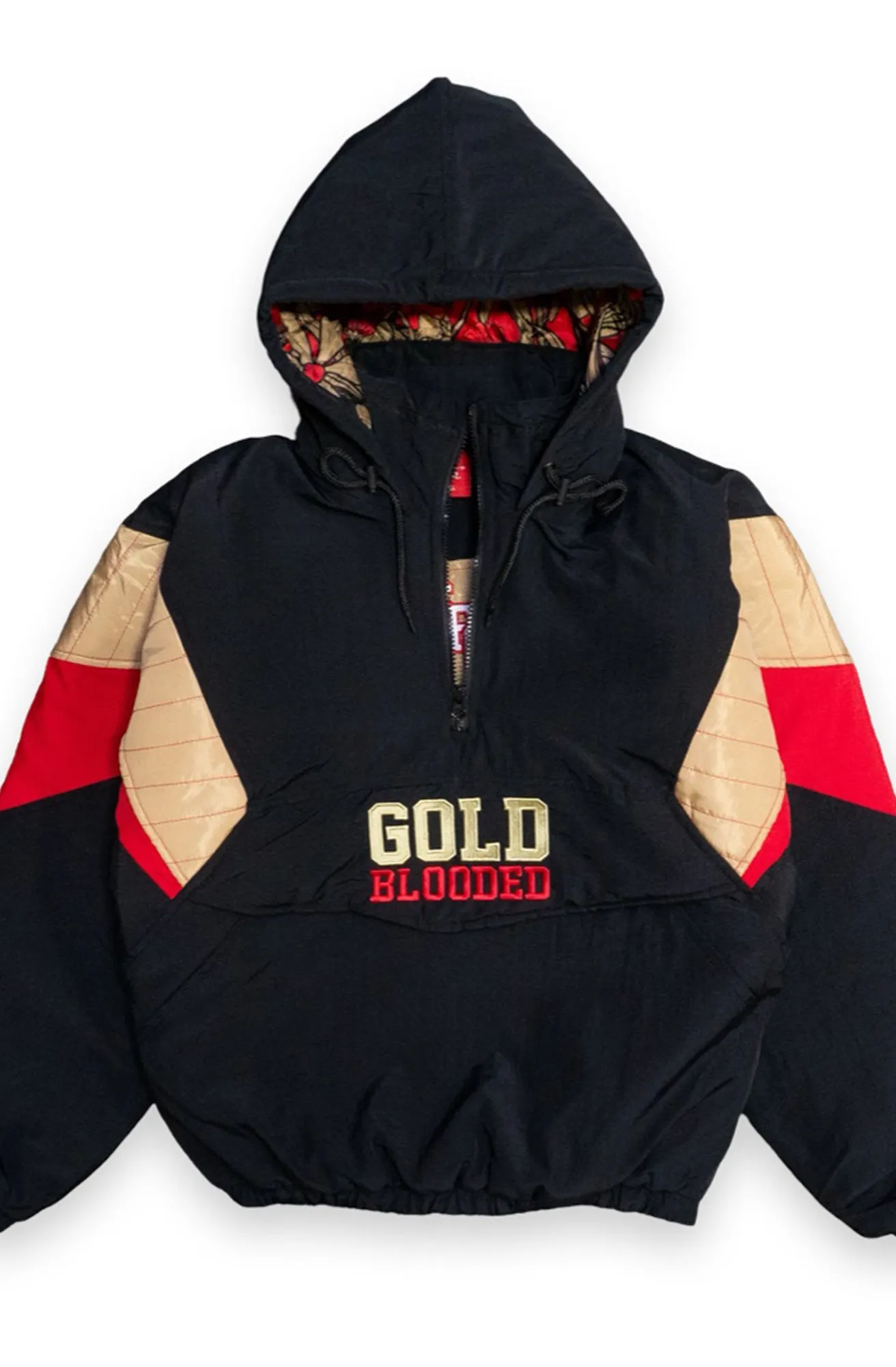 SAVS x Adapt :: Gold Blooded SFC (Men's Black/Gold Stadium Jacket)