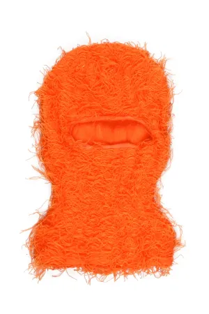 Seantee Orange Fuzzy Ski Mask