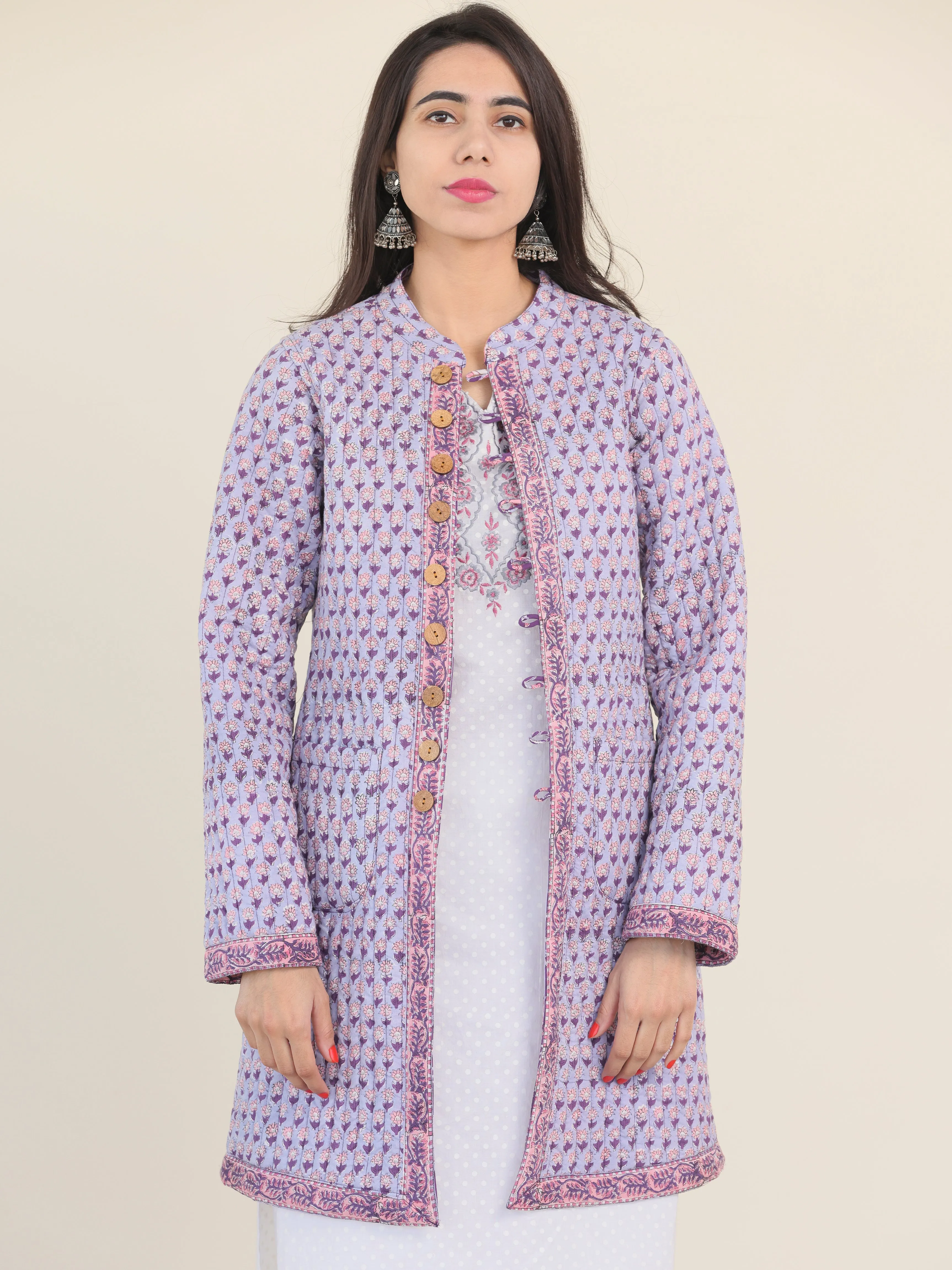 Shishir Mehreen Quilted Reversible Jacket