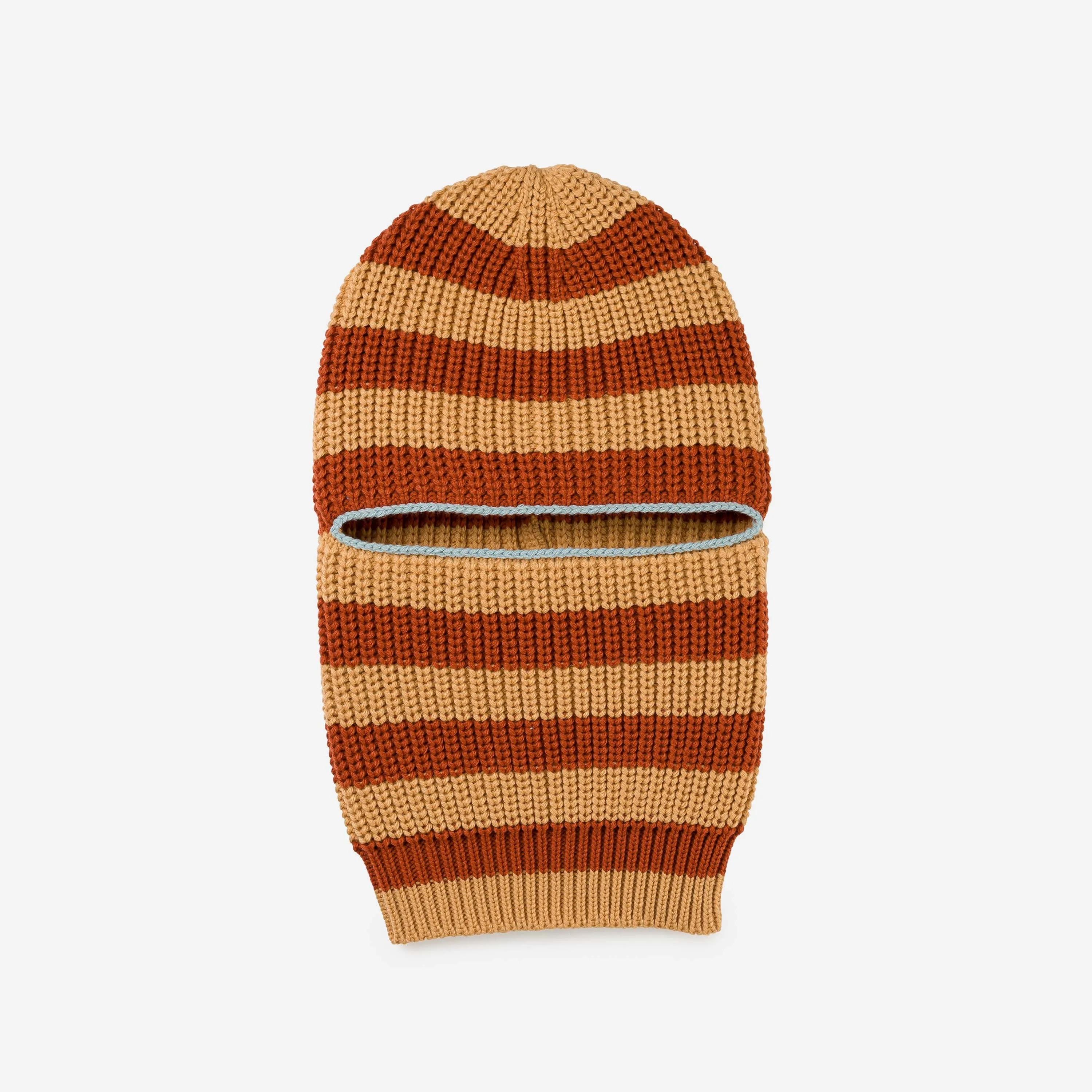 Striped Knit Balaclava