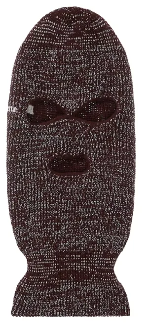 Supreme Lurex 'Burgundy' Balaclava