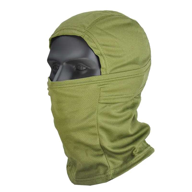 Tactical Camouflage Balaclava Full Face Mask CS Wargame Army Hunting Cycling Sports Helmet Liner Cap Military Multicam CP Scarf