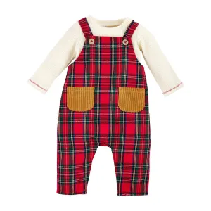 Tartan Overall Set