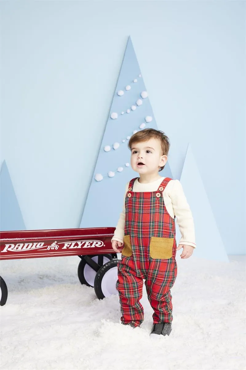 Tartan Overall Set