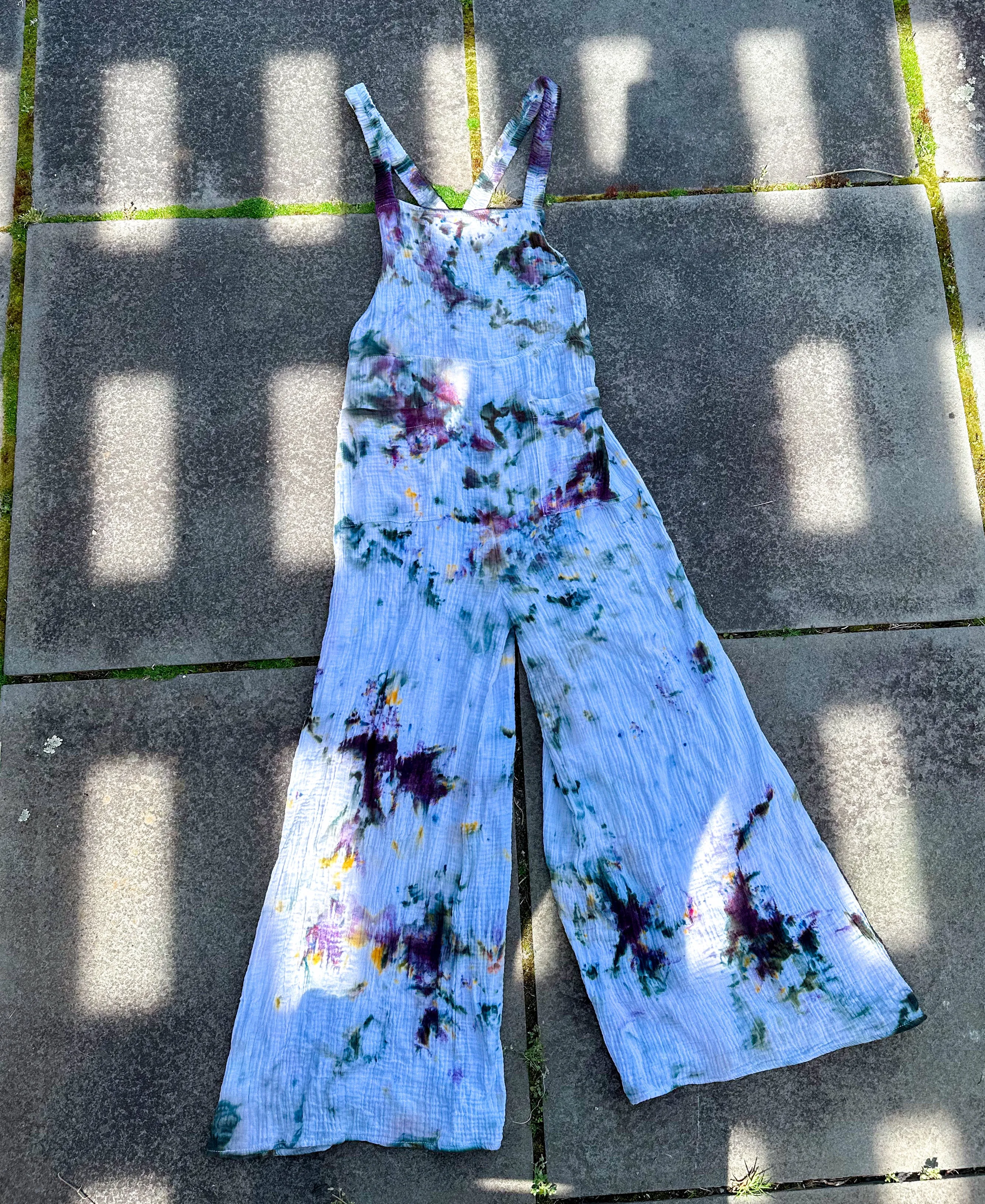 Tie Dye Overall Jumpsuit