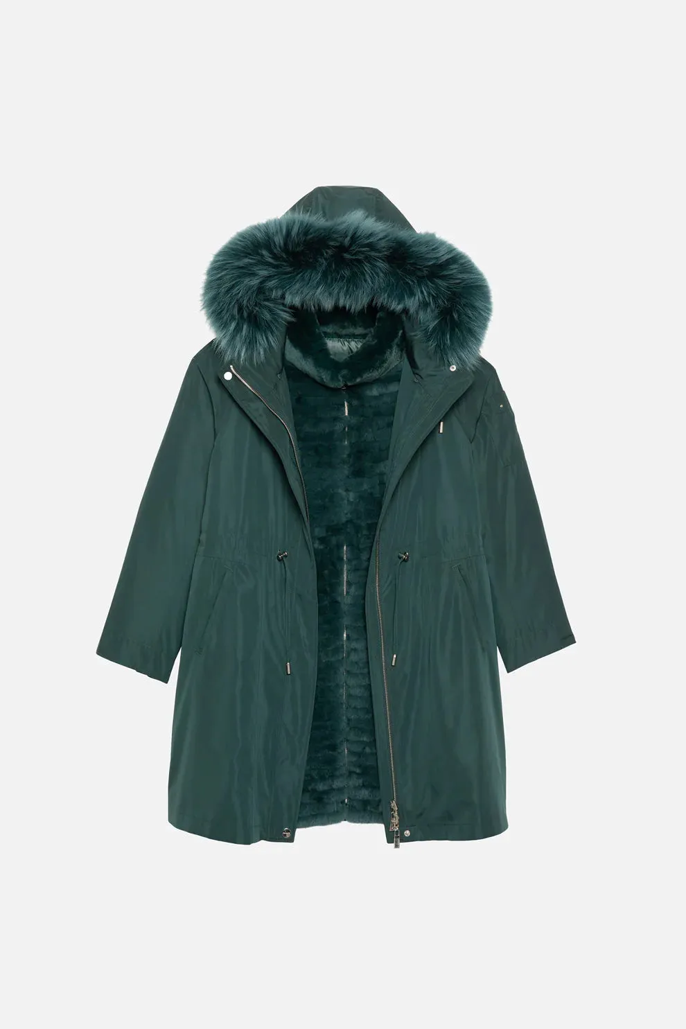 Two-In-One Fur with Shell Dia Parka