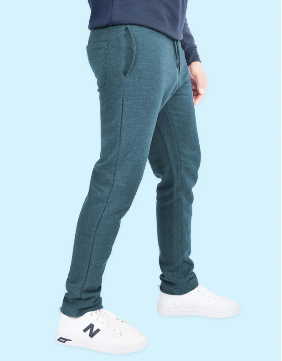 Unisex Fleece Trouser-Blue Marl