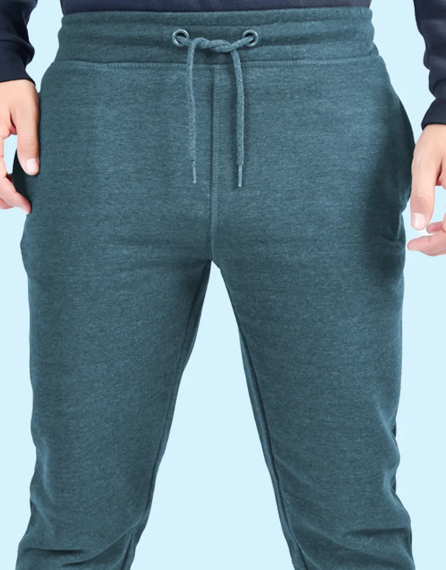 Unisex Fleece Trouser-Blue Marl