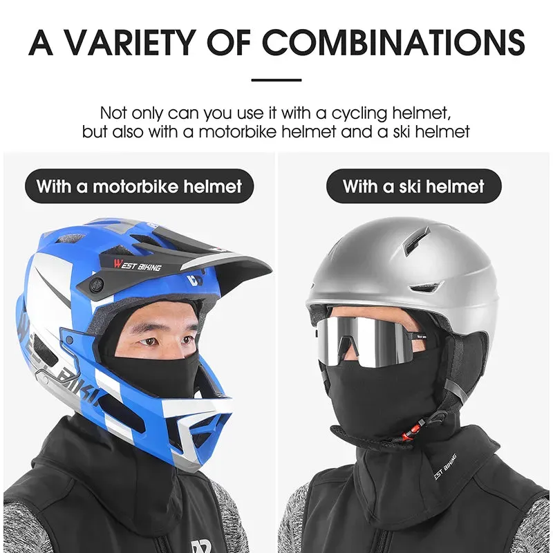 Winter Fleece Cycling Cap Hat Windproof Men Women Sport Scarf Balaclava Ski Bicycle Motorcycle Running Neck Warmer