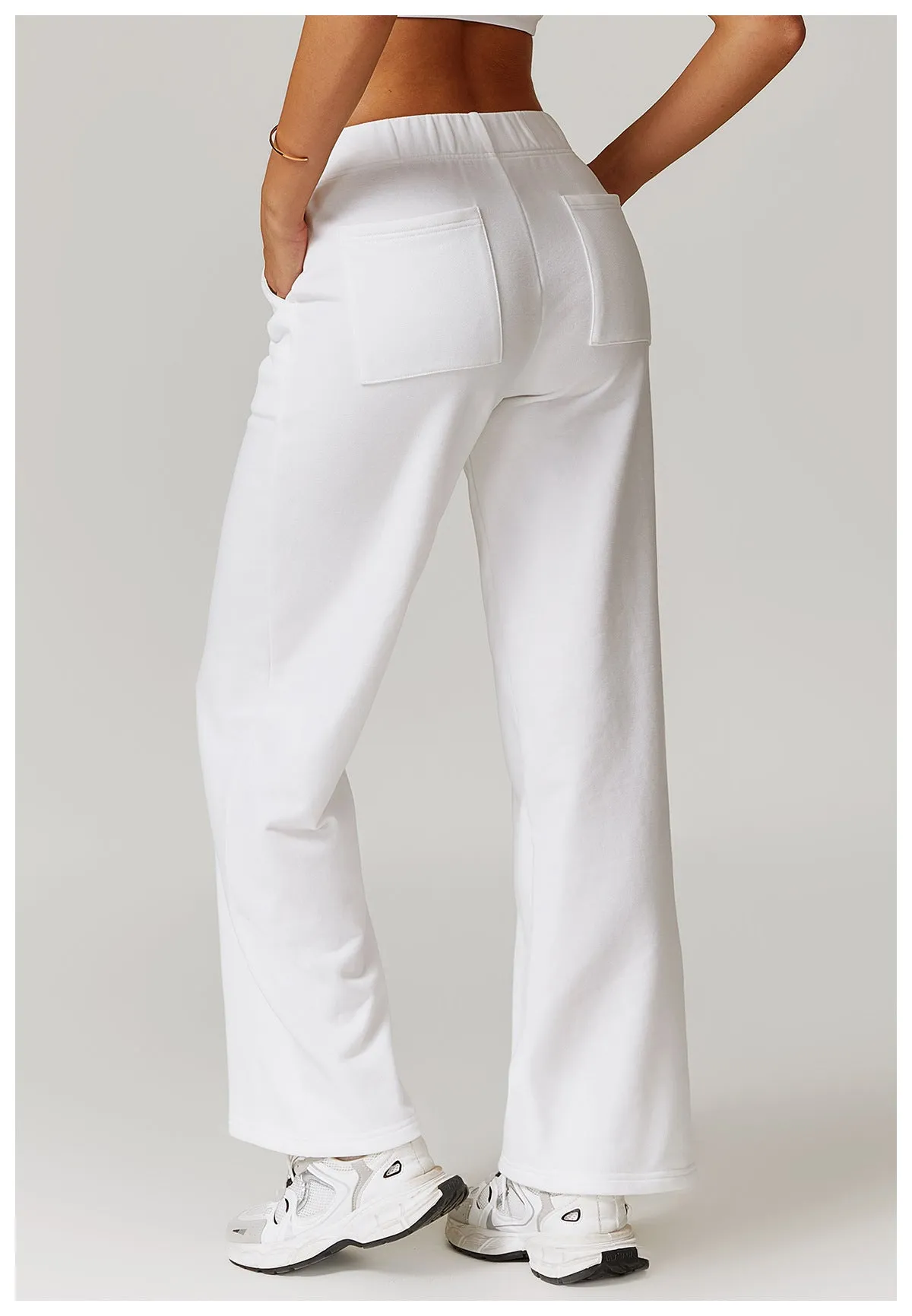 Winter High-Waist Straight Leg Pants