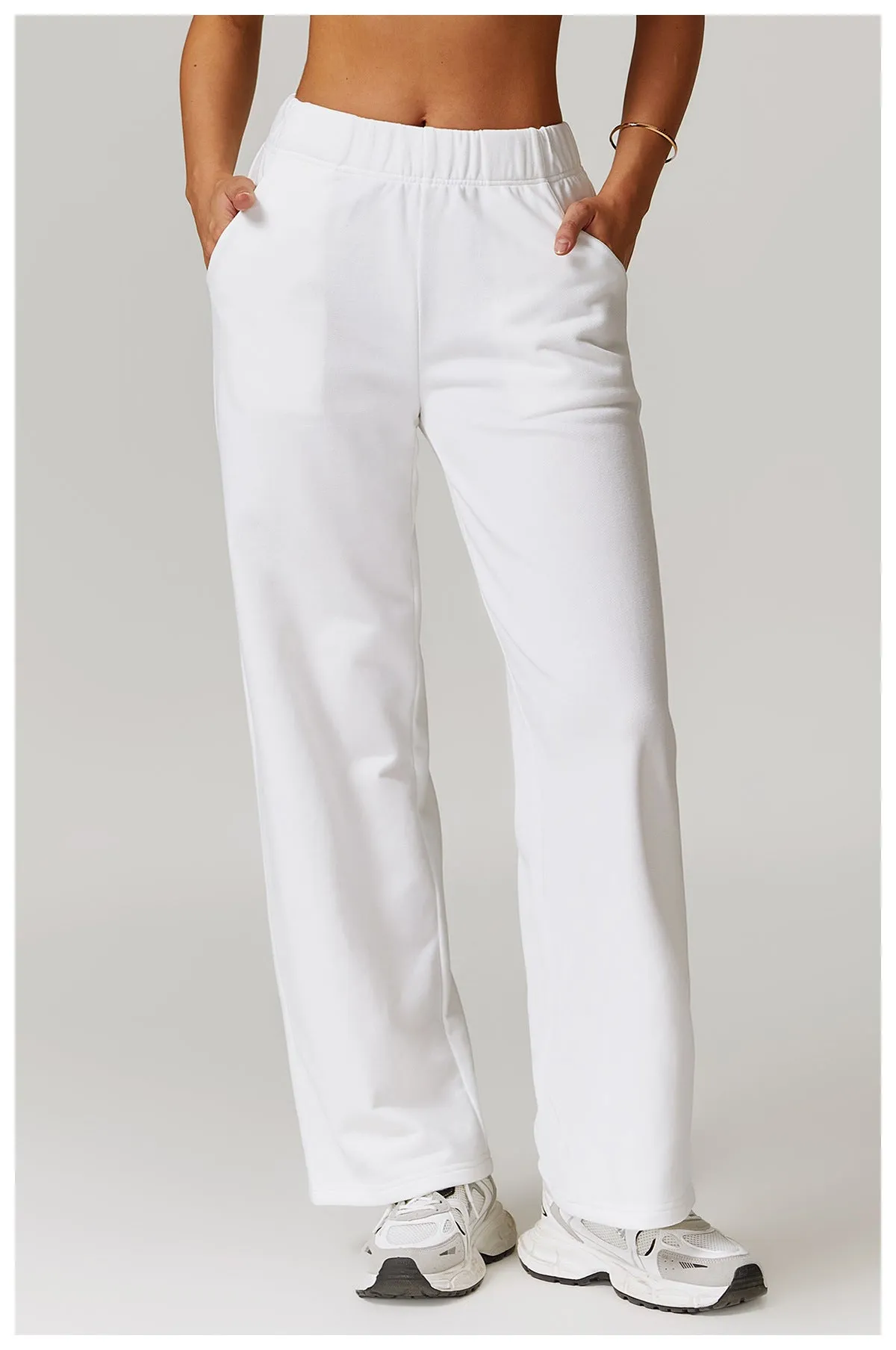 Winter High-Waist Straight Leg Pants