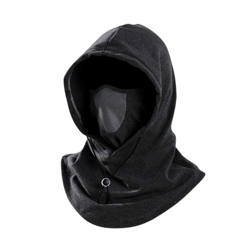 Winter Thermal Fleece Scarf & Ski Face Mask -Windproof Neck Warmer Hood