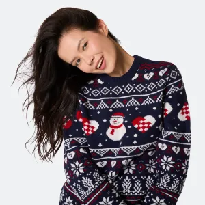 Women's Snowman Christmas Jumper